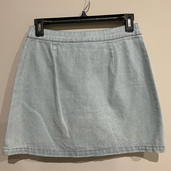Light wash Forever 21 Jean Mini Skirt - Picture 2 of 3